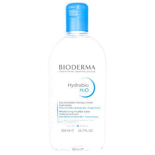 Bioderma - Hydrabio H2O Micellar Water - Face Cleanser and Makeup Remover - Micellar Cleansing Water for Dehydrated Sensitive Skin