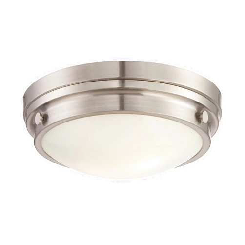 Savoy House 6-3350-14-SN Two Light Flush Mount, 0.03