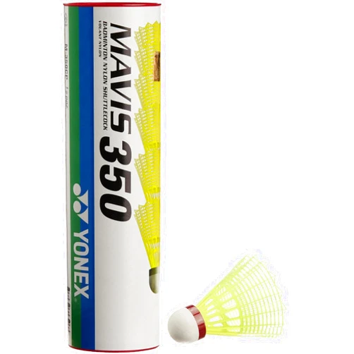 YONEX Mavis 350 Yellow Fast Shuttlecock 2 tubes (1 dozen-12)