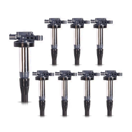 ENA Set of 8 Ignition Coil Pack 4.2 4.4 V8 Compatible with Land Rover Jaguar XK8 XJ8 XJR XKR S-Type Vanden Plas LR3 Range Rover 2003 2004 2005 2006 2007 2008 2009 Coils for C1427 UF519 AJ810445