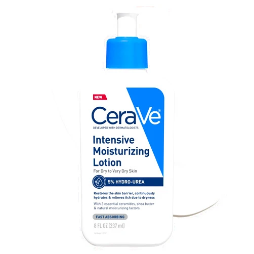 CeraVe Intensive Moisturizing Lotion | Hydro-Urea + Shea Butter | Body Lotion For Dry Skin | Relieves Signs Of Extra Dry Skin | Non Greasy Hydrating Lotion For Rough, Tight, Red & Itchy Skin | 8oz