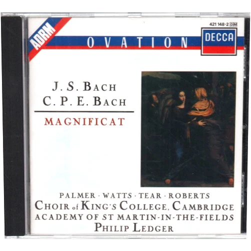 Johann Sebastian Bach (Composer), Carl Philipp Emanuel Bach (Composer), Philip Ledger (Conductor), Acedemy of St. Martin-in-the-Fields (Orchestra), Choir of King's College (Performer), Felicity Palmer (Performer), Helen Watts (Performer), Robert Tear (Performer), Stephen Roberts (Performer) & 6 more Format: Audio CD J.S. Bach / C.P.E. Bach: Magnificat