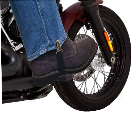 Huamingchuang Motorcycle Jeans Pant Leg Clamps Straps Clips Holder Ryder Stirrups Fully Adjustable Harley Davidson Pants Clip Holders Motorcycle Shoes Boots Pants Clip Black 2 pcs