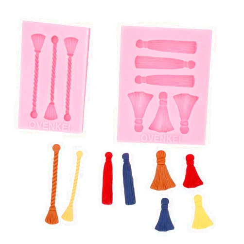 OVENKEI Graduation Tassel Mold Graduation Tassel Cookie Cutters Graduation Cupcake Toppers Graduation Chocolate Candy Fondant Mold for Graduation Party Supplies