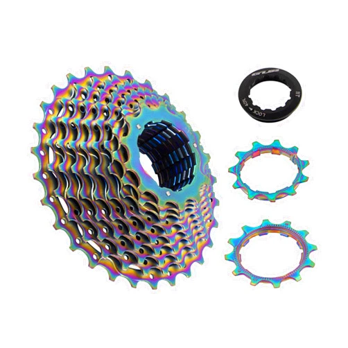 Luzhengyang High Strength 11Speed Mountain Road MTB Bike Cassette Freewheel 11-28T, Chrome-Molybdenum Steel, Enhance Riding Experience, Fits Most Bicycles, Cycle Repair Parts & Acc