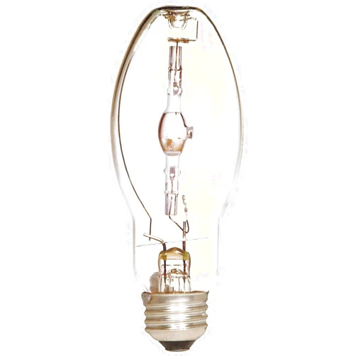 Satco S5863 4200K 175-Watt Clear Pulse Start Universal Mount Medium Base ED17 Metal Halide Lamp