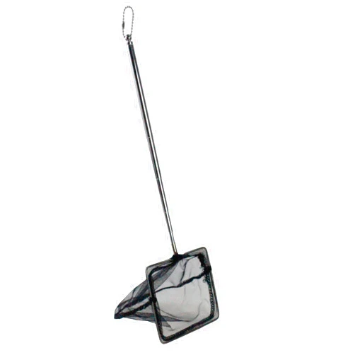 AQUANEAT Fish Net Aquarium,Fish Tank Net,Aquarium Net with Extendable Long Handle (4 Inch)