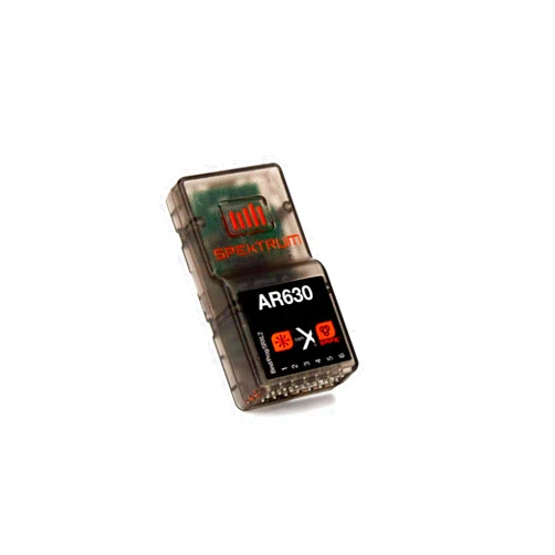 Spektrum AR630 6 Channel AS3X Safe Receiver, SPMAR630, Black Medium
