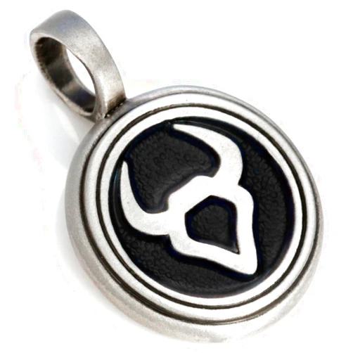 BICO 'Taurus' Resin and Metal Zodiac Star Sign Pendant (Z5)
