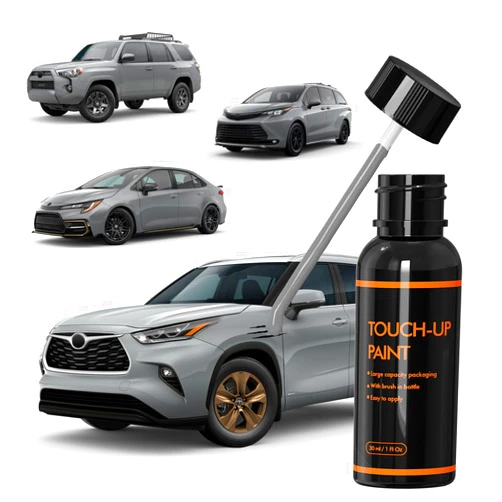 XTryfun 1H5 Cement Touch Up Paint for Toyota, DIY Car Paint Scratch Repair Kit, Automotive Paint, Quick & Easy Fix Scratch Repair for Highlander/Corolla/Tacoma/Tundra/4Runner/Sienna/FJ Cruiser/Sequoia
