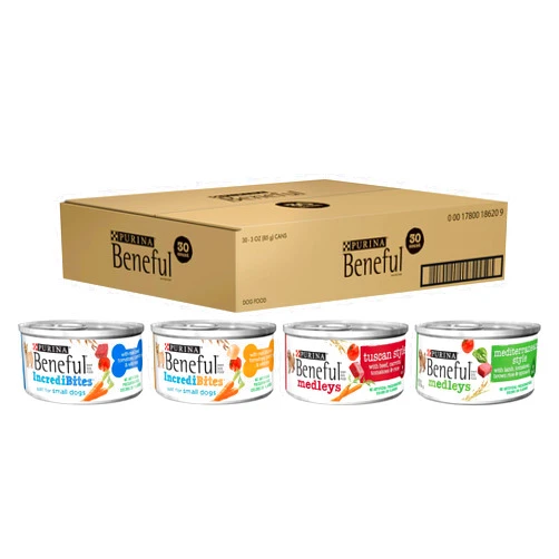 By Beneful Purina Beneful Wet Dog Food Variety Pack, Incredibites & Medleys - (30) 3 oz. Cans