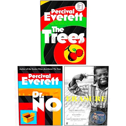 By Percival Everett (Author) Percival Everett 3 Books Collection Set (Dr. No, The Trees & Erasure)