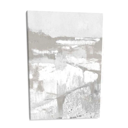 Canvas Lab Canvas Wall Art Decor Neutral Fields II by the Artist Jennifer Goldberger – Size: 12 x 16 in - Art subject: Scenery