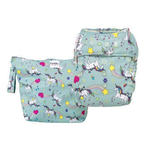 GroVia O.N.E. Diaper Combo - Purrrrfect