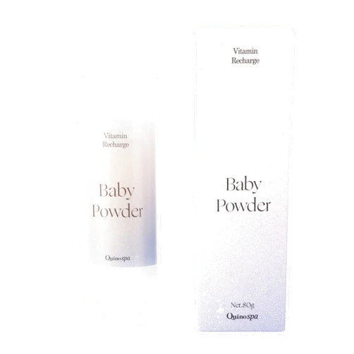 QuinoSpa Vitamin Shower Filter | Water Softener | Vitamin C | Hyaluronic Acid | Collagen | Aromatherapy | Skin Moisturizing | (Baby Powder)