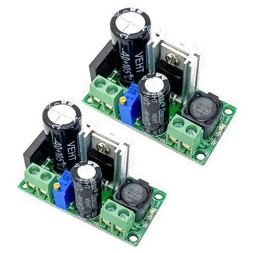 QINIZX 2Pcs Mini AC/DC to DC Buck Step Down Converter AC 5-30V DC 5V-48V 24V 36V 48V to DC 3.3V-33V 12V Adjustable Voltage Regulator Power Supply Board 2A Volt Converter Module