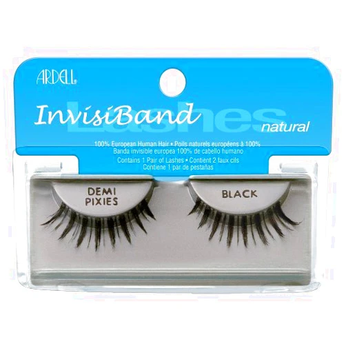 Ardell Invisiband Lashes, Demi Pixies Black, 1 Pair (Pack of 3)