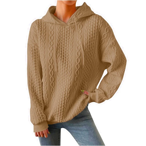 Palaver Sweatshirt For Women,Womens Oversized Solid Color Hoodies Sweatshirts Long Sleeve Sweaters Pullover Clothes