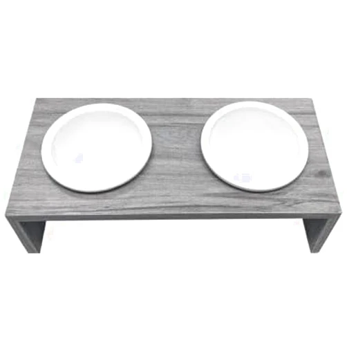 SPOT Ethical Pet Products 68033140: Cosmo Dish Diner Double Grey 15In