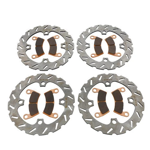 Race-Driven Race Driven Front & Rear RipTide Brake Rotors & Brake Pads for Polaris RZR Razor 1000 XP EPS HL 4 High Lifter RS1