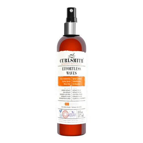 CURLSMITH - Effortless Waves Styling Spray, Lightweight and Moisturising, Reduce Frizz, Natural Look, For Wavy and Curly Hair, Vegan (8oz)