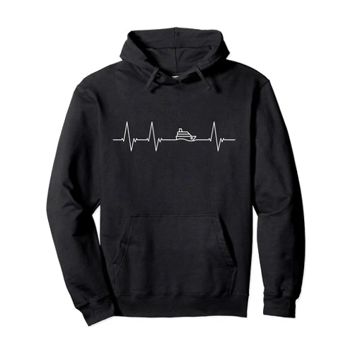 Herzschlag Heartbeat Kreuzfahrt Designs Heartbeat - Cruise Pullover Hoodie