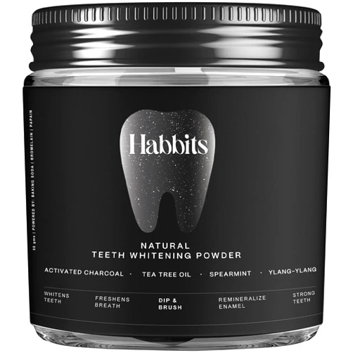 YMPIGOY Habbits Charcoal Ylang-Ylang Mint Natural Teeth Whitening Powder