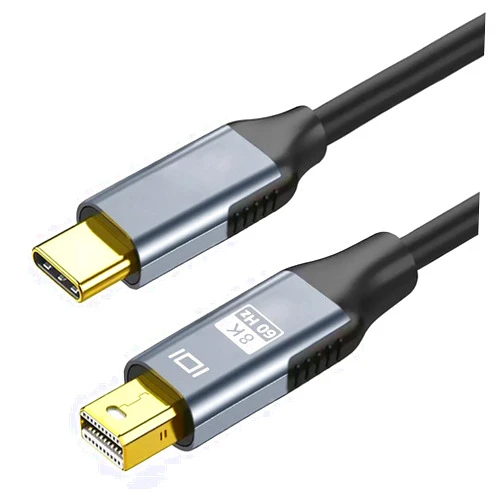 Griscen New 8k USB C to Mini DP Cable, USB C Thunderbolt 3 to Mini DisplayPort Cable 6FT, Compatible for MacBook Pro/Air 2024-2016, for Phone 16 15 Series, Surface Book 2, Galaxy S23 S21/9/10/20