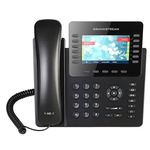 Grandstream GXP2170 IP Phone | 12 Lines, 6 SIP Accounts | 4.3-Inch Color Display | Dual-Port Gigabit Ethernet with Integrated PoE
