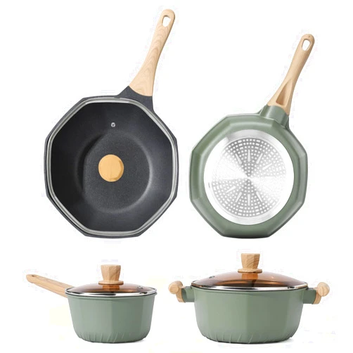 RealCool Pots and Pans Set Non Stick Kitchen Cookware Sets