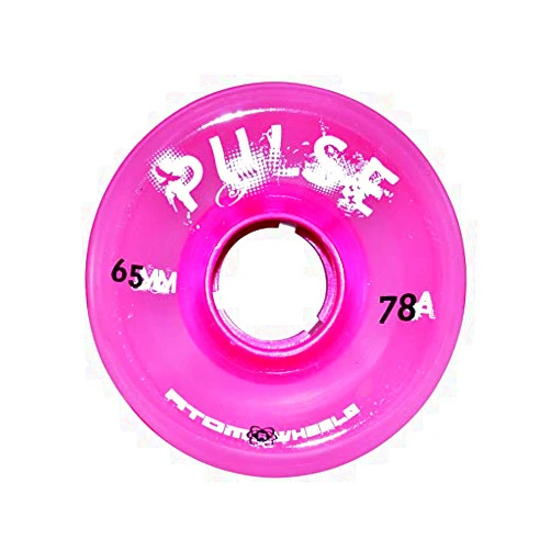 ATOM SKATES Outdoor Quad Roller Wheels 78A ATOM PULSE Pink / 1 Pack - 4 Wheels