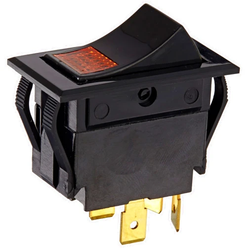 NSi Industries, LLC Rocker Switches, On Off Circut Function, DPST, 15/10 amps at 125/250 VAC, 1.088