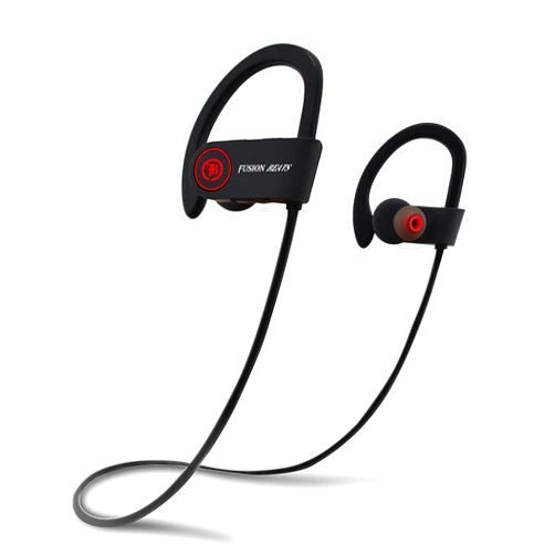 Fusion Beats Bluetooth Headphones/Best, Noise Cancelling Wireless Sports Earphones/Sweatproof Earbuds for Gym Running/Up to 8 Hours of Working Time/Built-in Mic Headsets/Earbuds