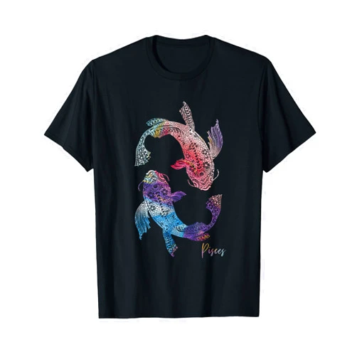 Astrology Zodiac Sign Tees Pisces Zodiac Sign T-Shirt
