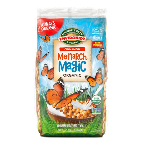 Nature's Path EnviroKidz Organic Monarch Magic Cereal, 24 oz (Pack of 1), Cinnamon, Gluten Free, Non-GMO, by Nature's Path