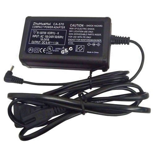 ZhuHuaHui CA-570 AC Adapter Charger Compatible with Canon XA25,XA10,XA-20,Canon XA30,HG20,XH-A1,XA-30,Vixia HF100, XA11,HF G20, Vixia HF G20,FS3000,FS200,Vixia HG21,Vixia HFM31,Canon ZR60,HV30,HV20,HV20A,HV40