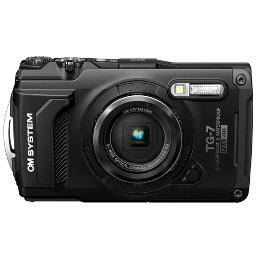 OM SYSTEM Olympus Tough TG-7 Digital Camera (Black)