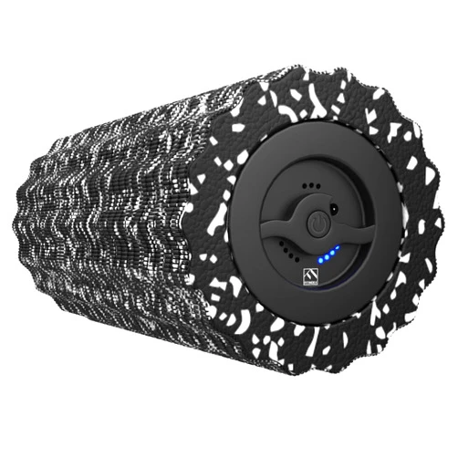 FITINDEX Electric Vibrating Foam Roller, Exercise, Yoga, Pilates, Massage, Back Pain Relief, Muscle Recovery, and Physical Therapy, 4-Speed & Rechargeable Versatile Fitness Roller Foam - Black