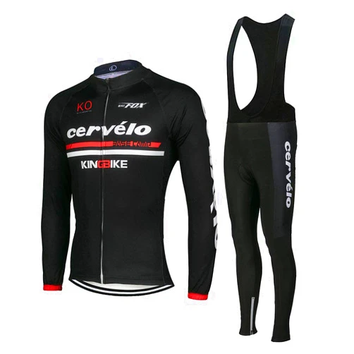 Xinxin Men's Cycling Jersey Set Bike Jersey Bicycle Winter Thermal Fleece Long Sleeve Suit C4