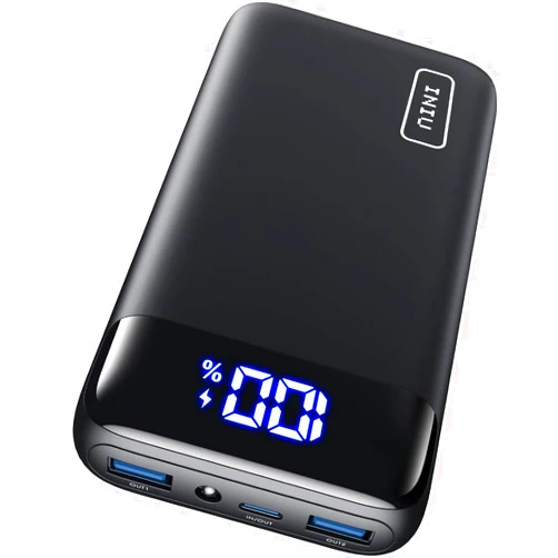 INIU Portable Charger, 22.5W 20000mAh USB C in & Out Power Bank Fast Charging, PD 3.0+QC 4.0 LED Display Phone Battery Pack Compatible with iPhone 15 14 13 12 Pro Samsung S21 Google iPad Tablet, etc.
