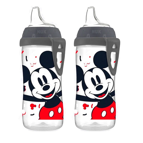 NUK Disney Active Cup, 10 oz, 2 Pack (Mickey Mouse)
