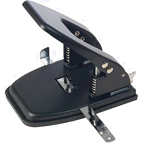 1InTheOffice 2 Hole Punch, Paper Puncher, Low Force Required, Jam Resistant, 28 Sheet Capacity, Black