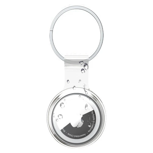 Pautas Airtag Holder Keychain Waterproof Airtag Cover 360° Full-Body Protective Case for Airtag Compatible With Apple AirTags