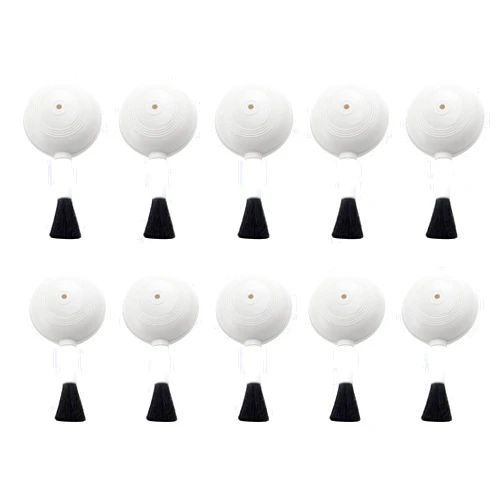 TECKEEN 2 in 1 Camera Cleaning Air Dust Blower + Soft Brush for Lens, Camera, SLR, Telescope, Magnifying Glass, 10Pcs