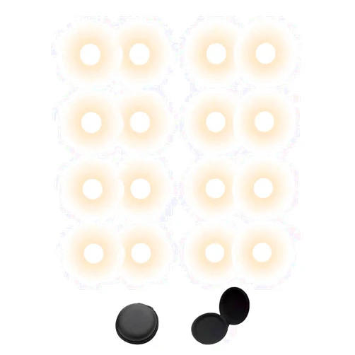 MEkuk 8 Pairs Nipple Covers for women, Silicone Nipple Covers Reusable Adhesive Invisible