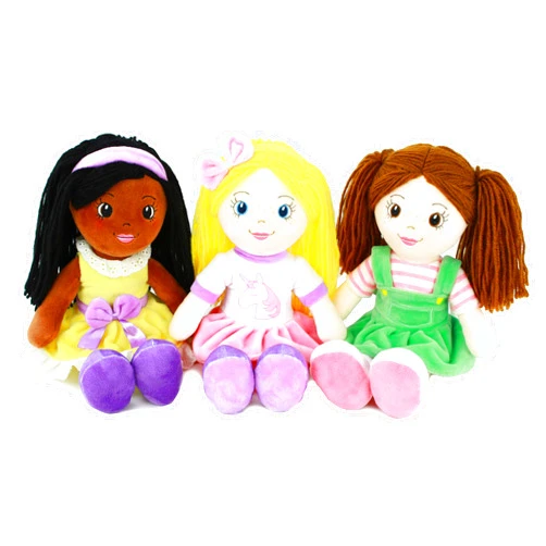 Playtime by Eimmie Soft Baby Doll - Plush Rag Dolls for 2 Year Old Girls & Boys, Toddler & Infants - Plush Doll - My First Baby Doll - Plush Baby Doll Washable & Sensory Fabric Body 14