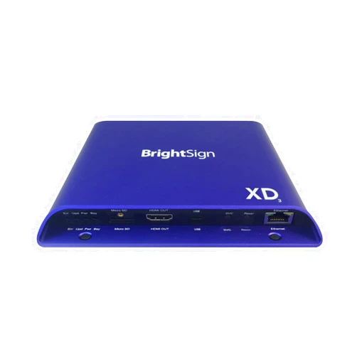BrightSign XD1033 | 4K Advanced HTML5 Expanded I/O Player