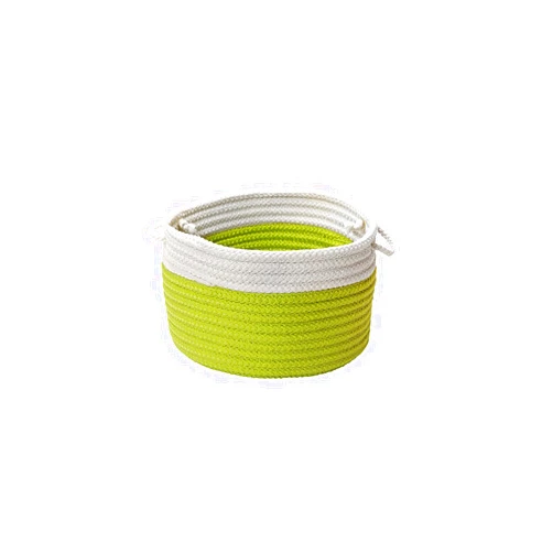 Colonial Mills Dipped Indoor/Outdoor Baskets Colonial Mills, 14 by 10-Inch, Bright Green