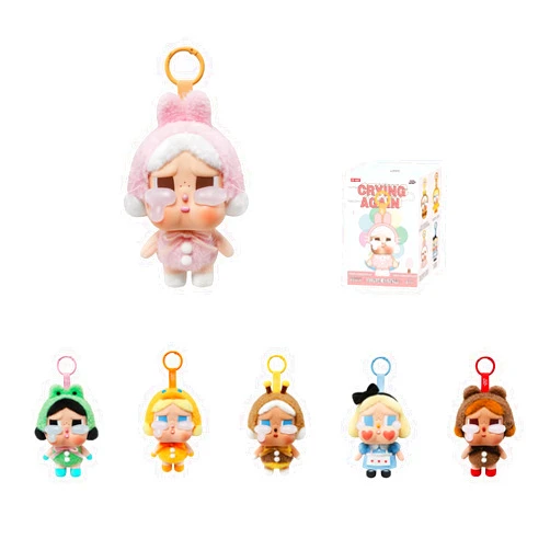 POP MART Crybaby Tears Factory Series - Vinyl Face Plush Blind Box, Random Design Action Figures Collectible Toys Home Decorations, Holiday Birthday Gifts, Single Box