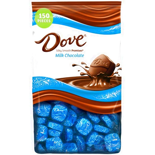 Dove Chocolate Dove Promises Milk Chocolate Candy, 43.07-Ounce 150-Piece Bag